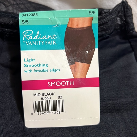 NEW Radiant by Vanity Fair Women's Invisible Edge Smoothing Slip Short Small/5 - Picture 3 of 4